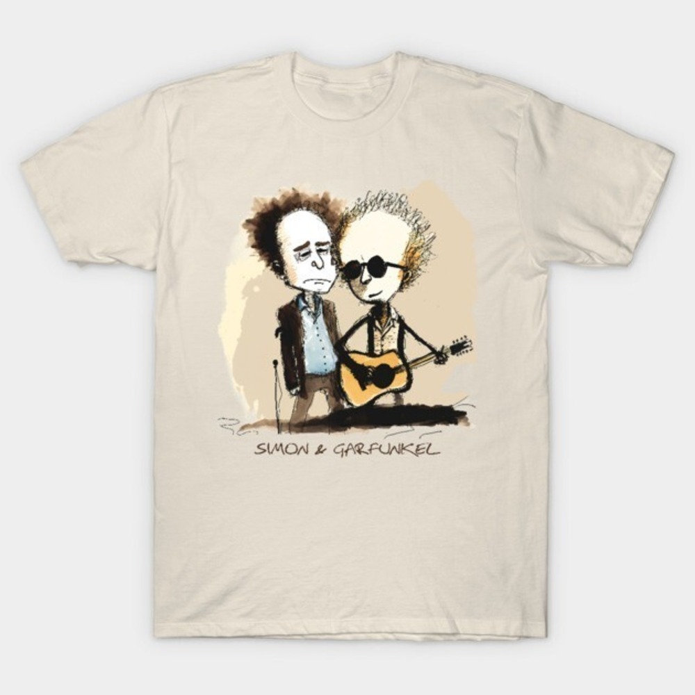 Simon Garfunkel Fan Art T-Shirt - Picture 1 of 4